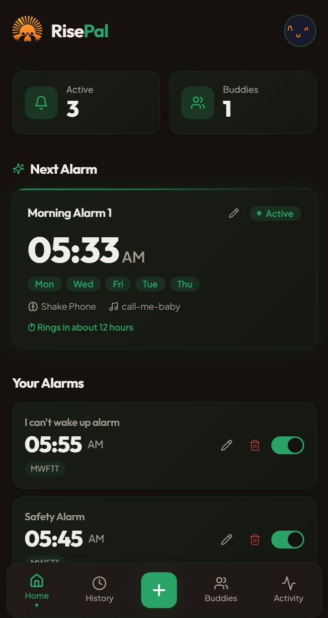 RisePal App Screenshot 5